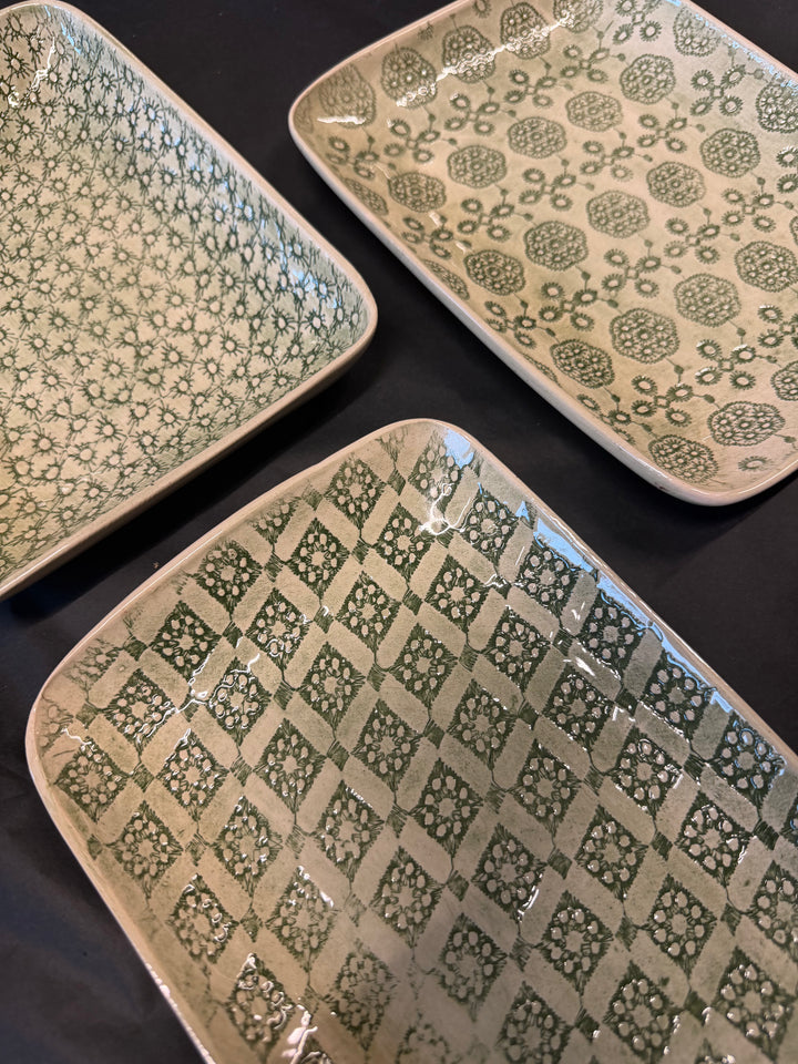 Wonki Ware Utensil Rectangular – Dark Green