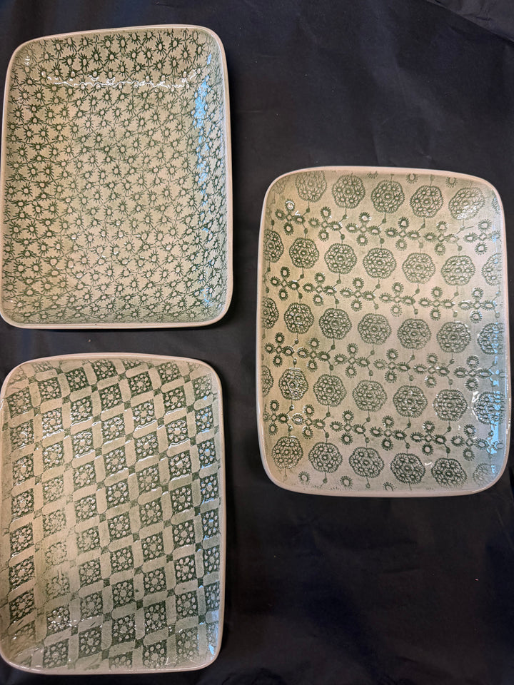 Wonki Ware Utensil Rectangular – Dark Green