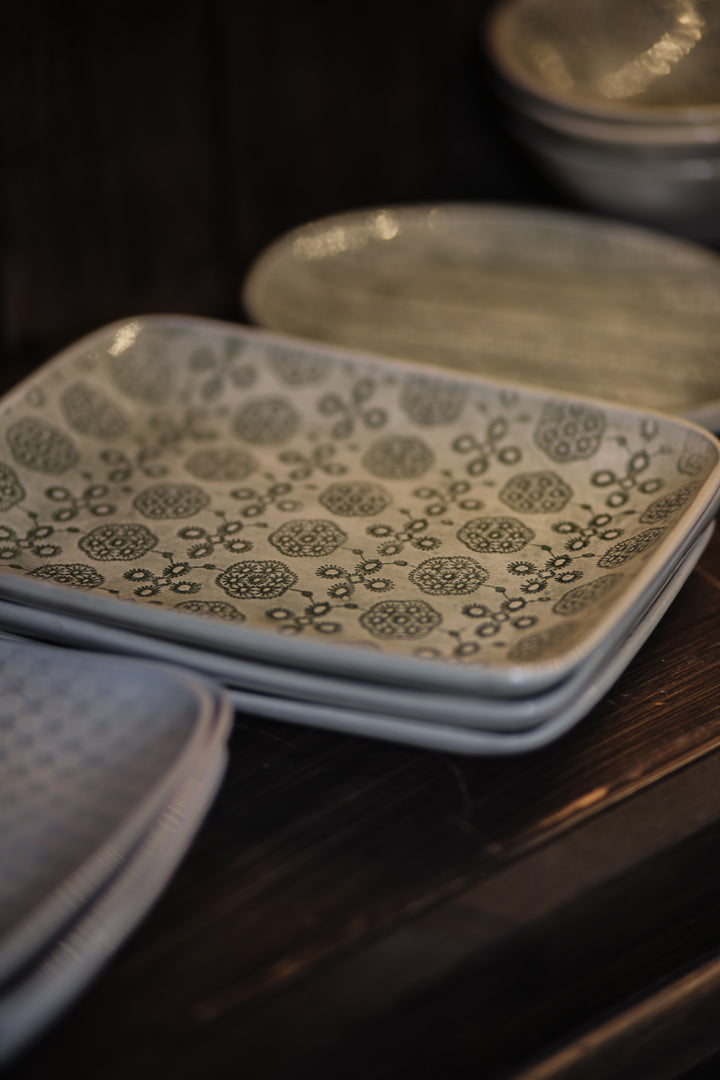 Wonki Ware Utensil Rectangular – Dark Green