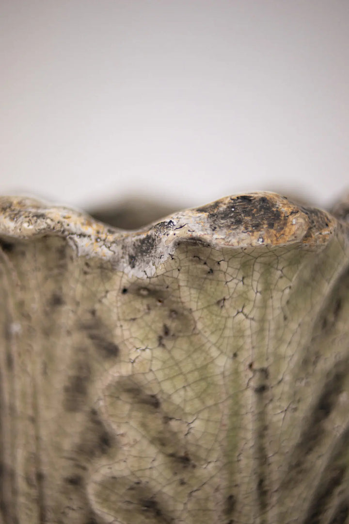 Celeste krukke på fot – 30,5 cm