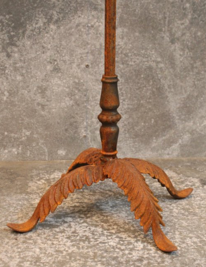 Fakkelholder i rust – 2 meter med fot