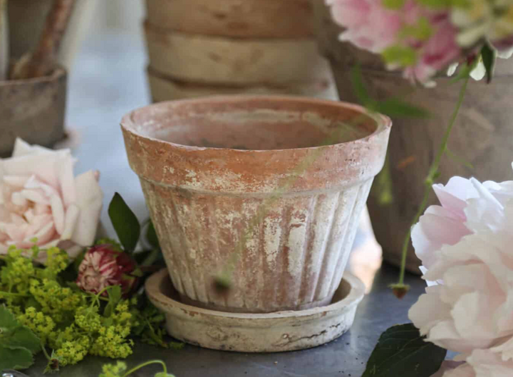 Liten krukke Pot Ole med undervanningsfat