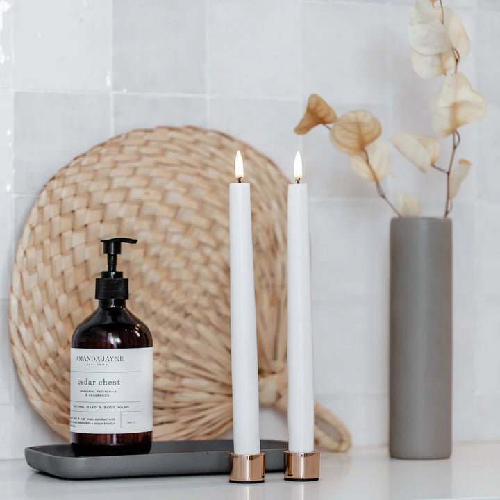 Uyuni Light Candleholder – Rose Gold, 2-pakning