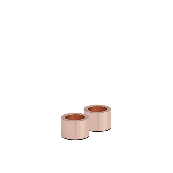 Uyuni Light Candleholder – Rose Gold, 2-pakning