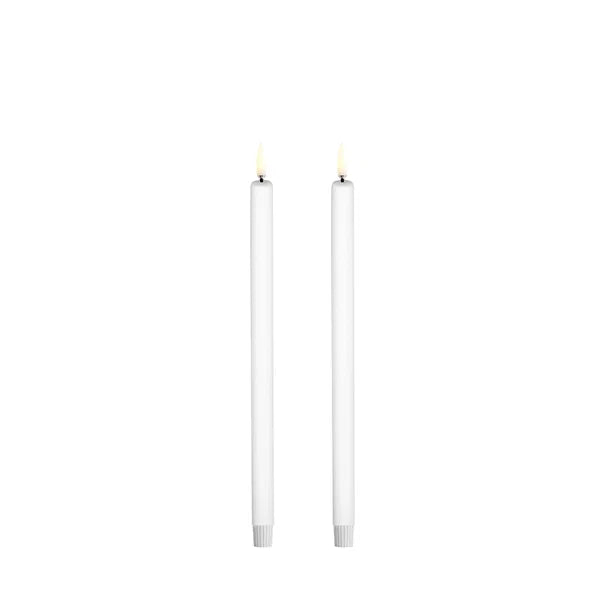 Uyuni LED mini kronelys – Nordic White, 2-pakning