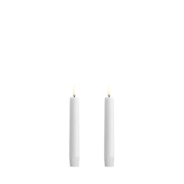 Uyuni LED Kronelys – Nordic White, 2-pakning