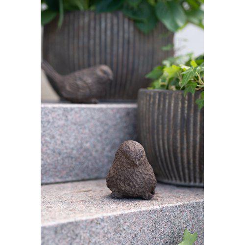 Fugl – dekor i rustfinish