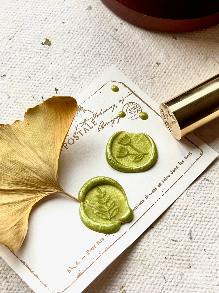 Seal wax stamp – 2 sider – Plants