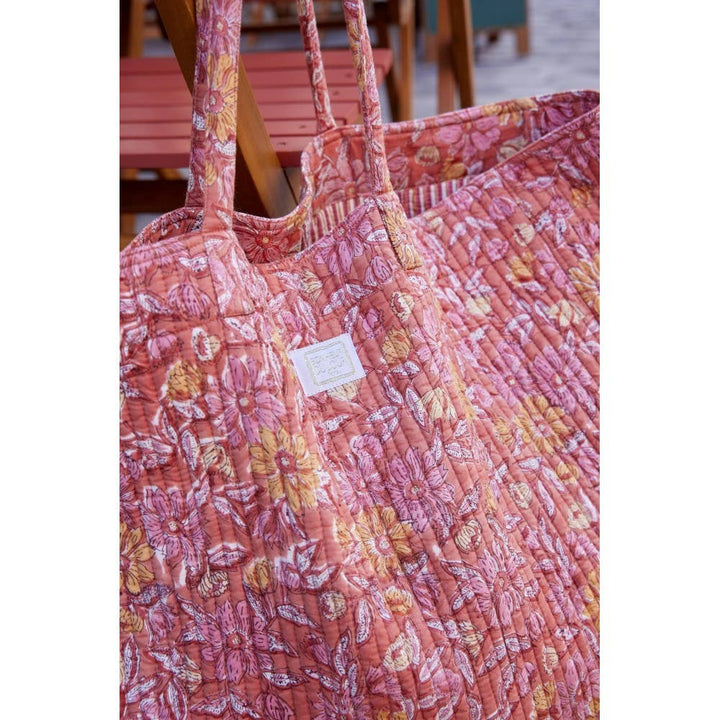 Håndlaget Shopper Bag - Meera Auburn