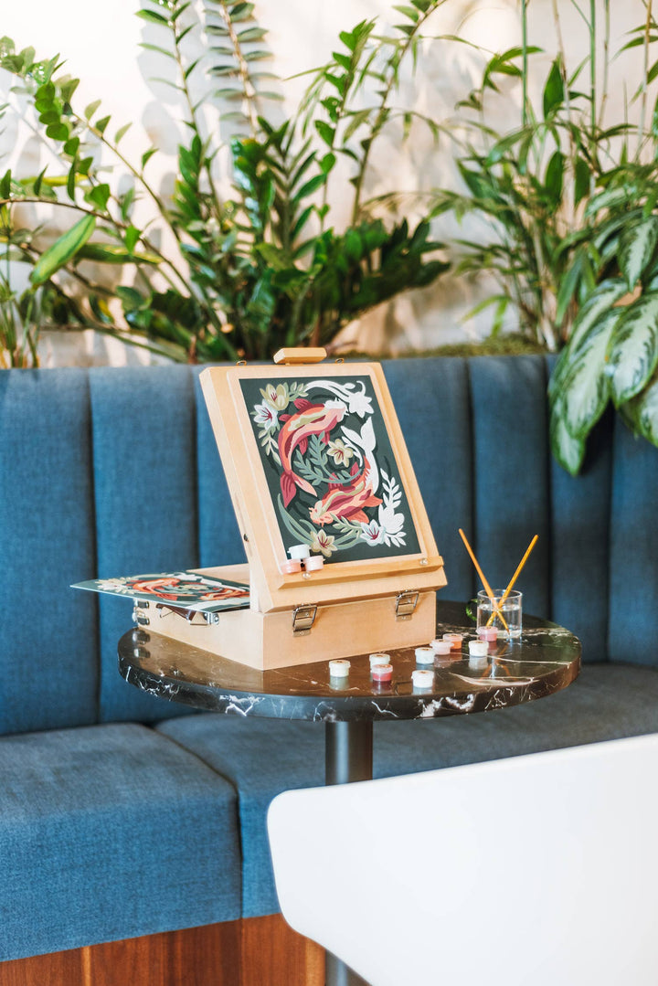 Koi Fish in Pond – Paint by Numbers