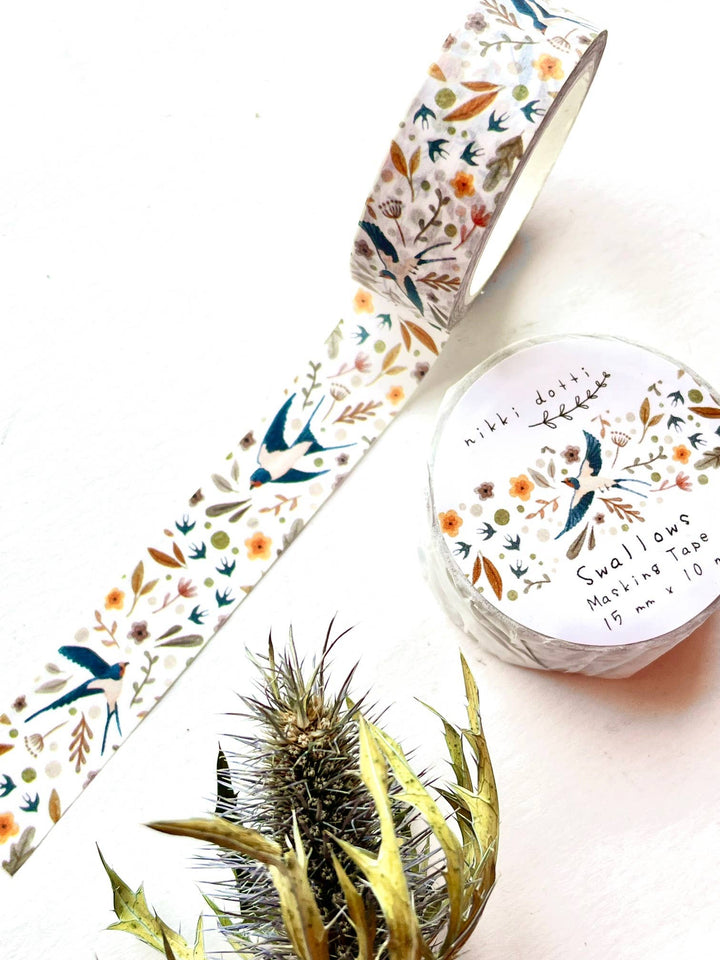 Washi tape – Birds & Flowers