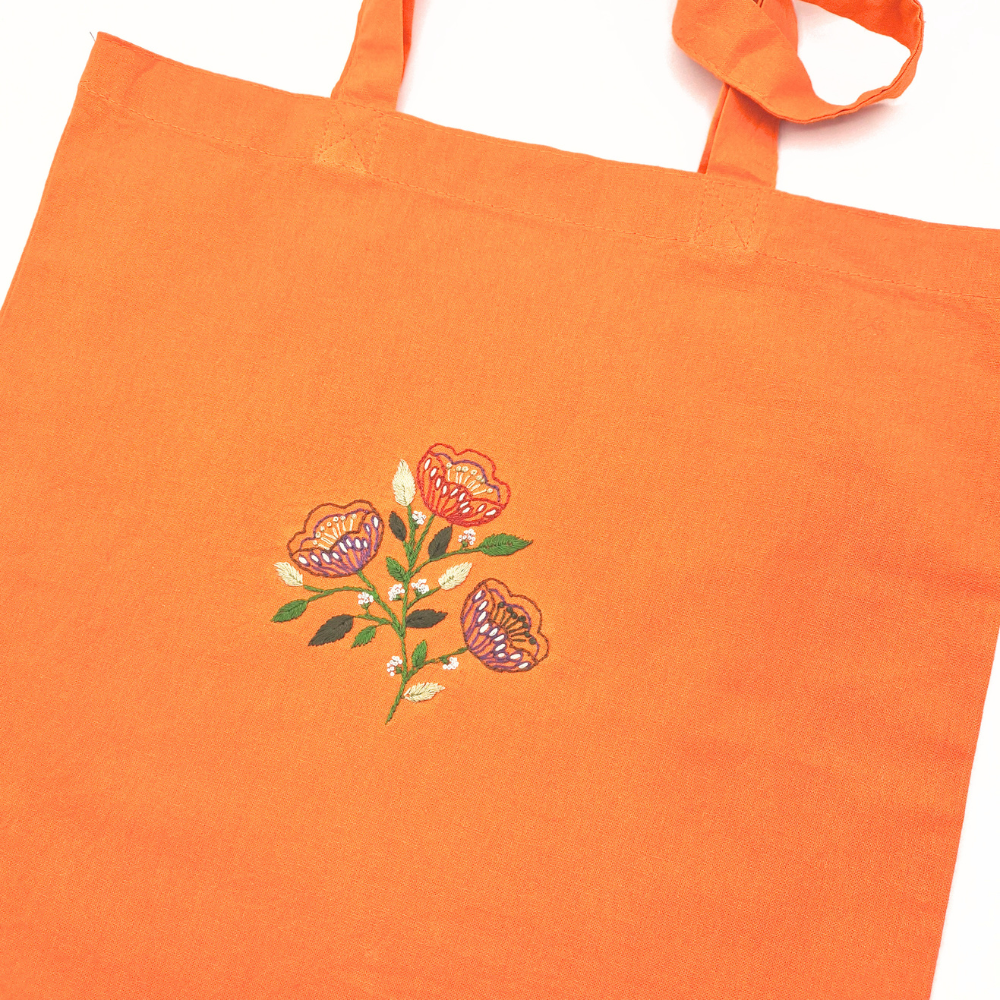 Broderimønster til tekstiler: Botanical