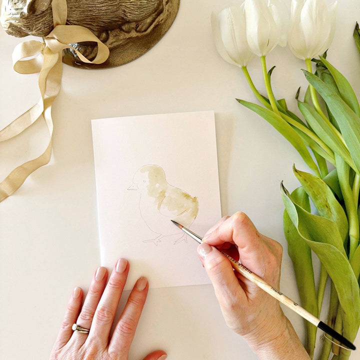 Mal dine egne påskekort – Akvarellkort (8 stk)