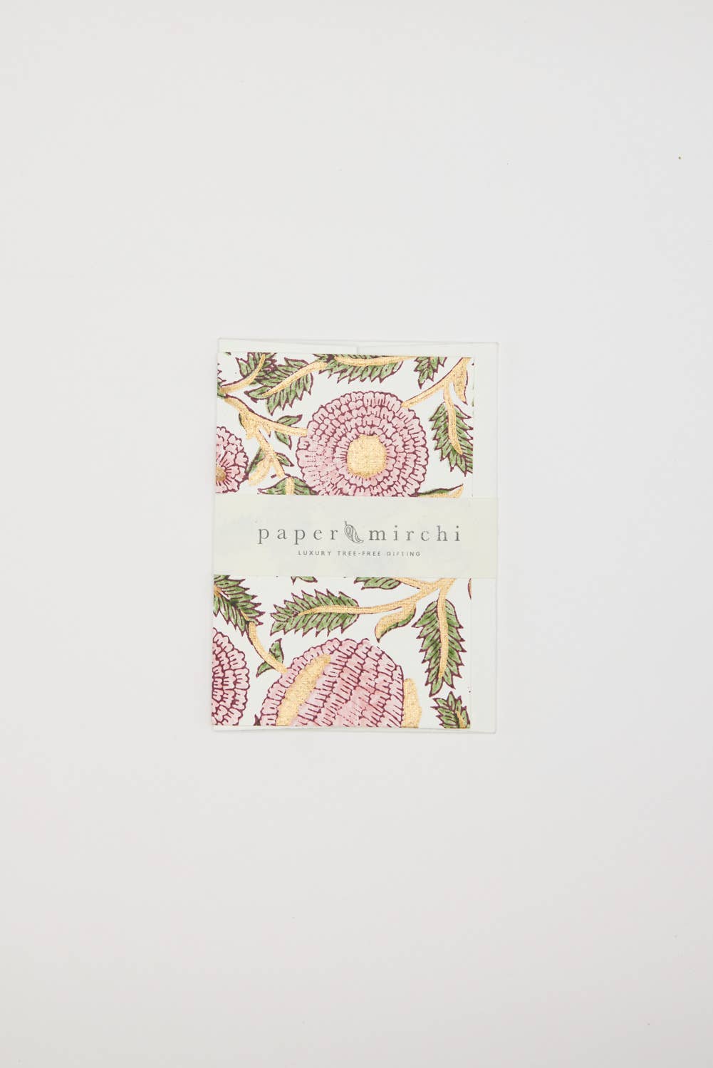 Håndtrykt gratulasjonskort – Marigold Glitz Blush