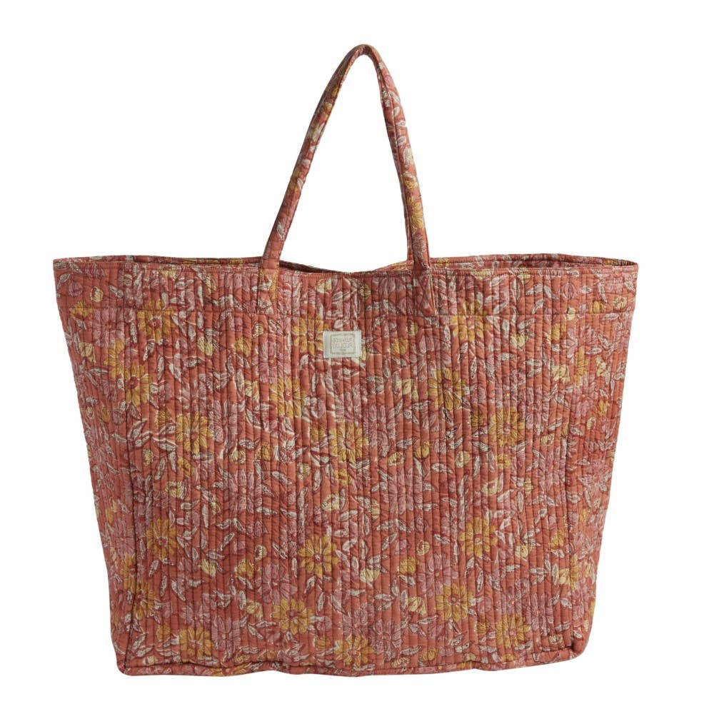Håndlaget Shopper Bag - Meera Auburn