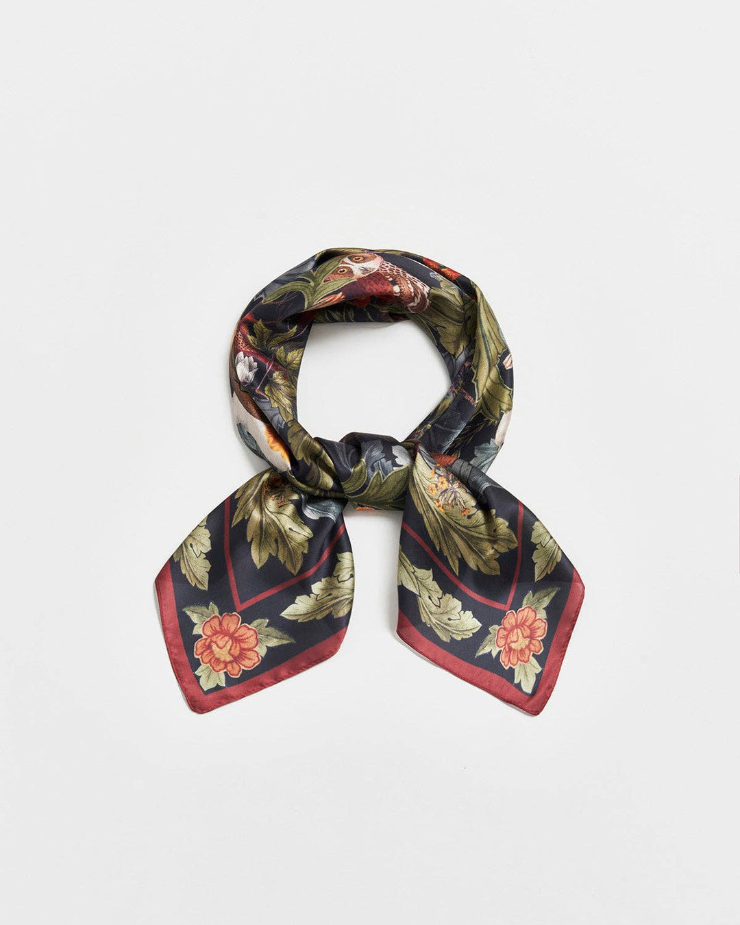 Fable Skjerf - Green Woodland Solstice - 90*90 cm