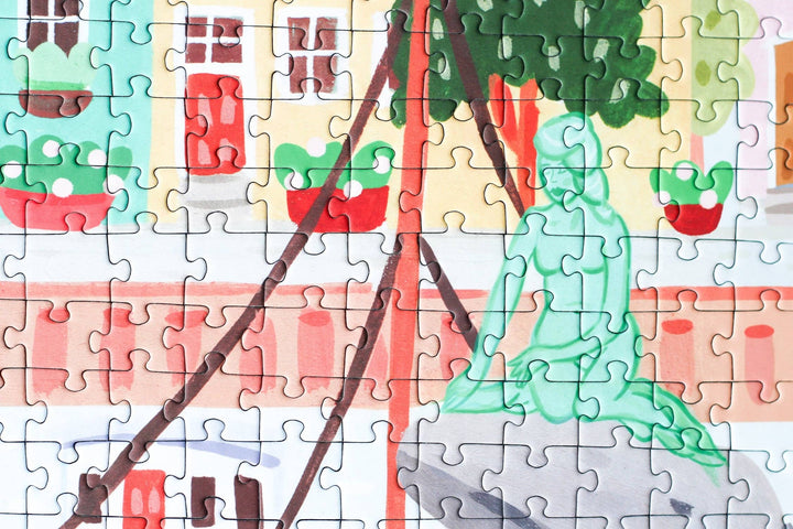 København Puslespill 1000 brikker – Illustrert av Serena White