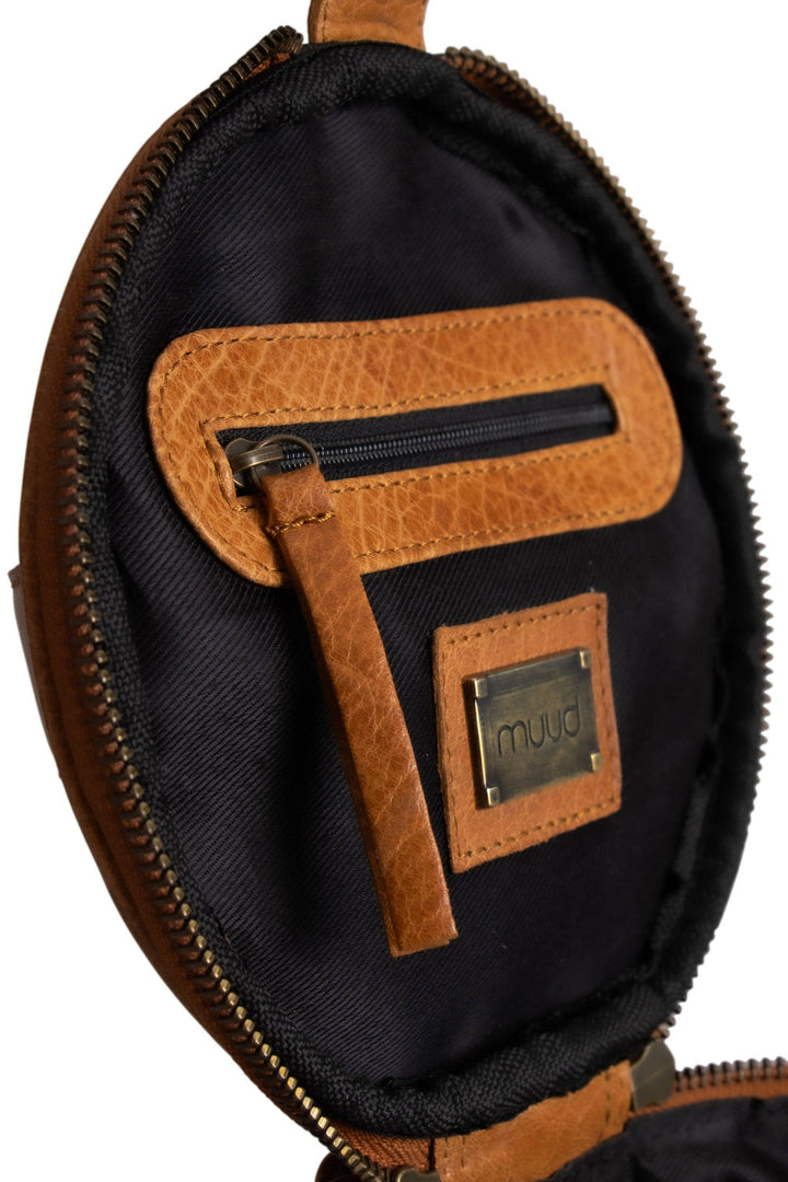 Håndlaget prosjektveske i skinn – Saturn