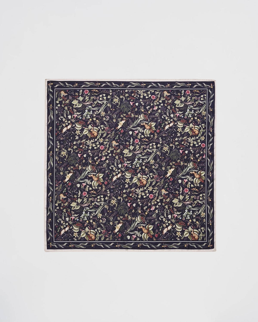 Skjerf - Wolf Garden Navy Square