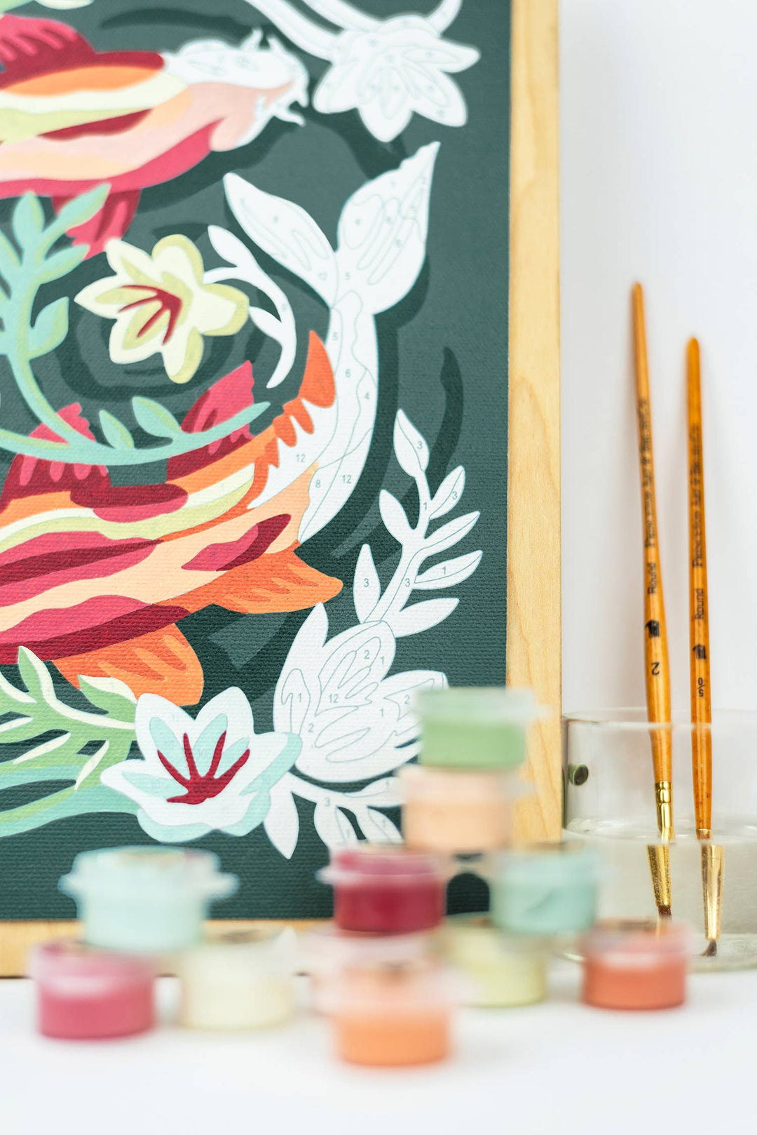 Koi Fish in Pond – Paint by Numbers