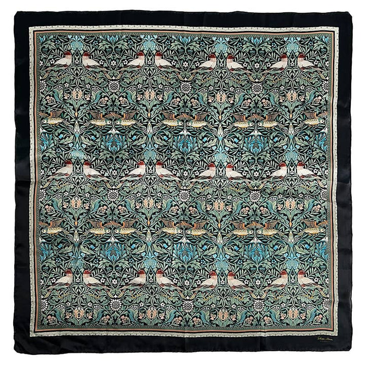 Silkeskjerf - Morris Bird - 90 x 90 cm