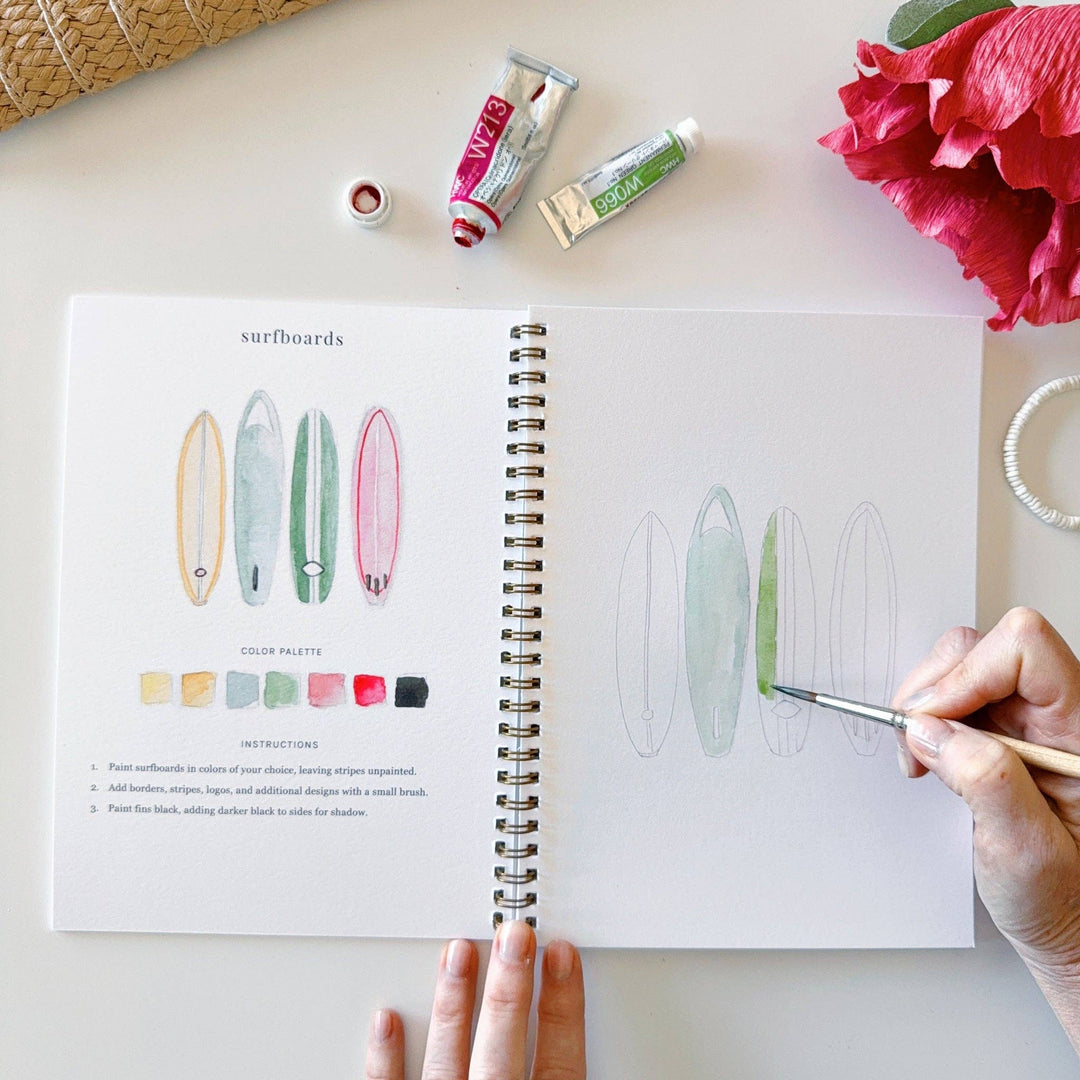 Akvarellmaling - Tropisk