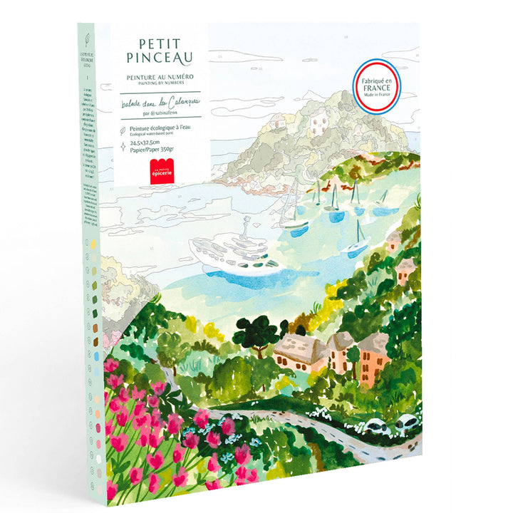 Paint by Number Kit – Balade dans les Calanques