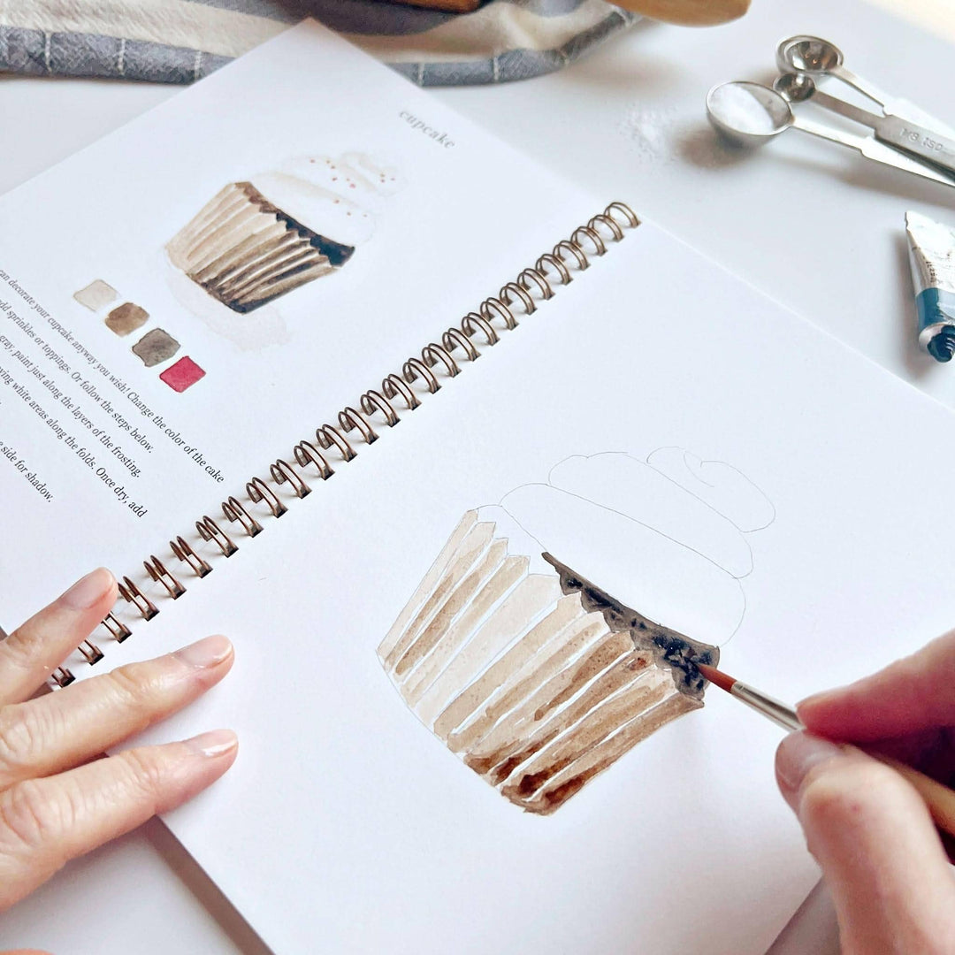 Akvarell malingsbok - Baking