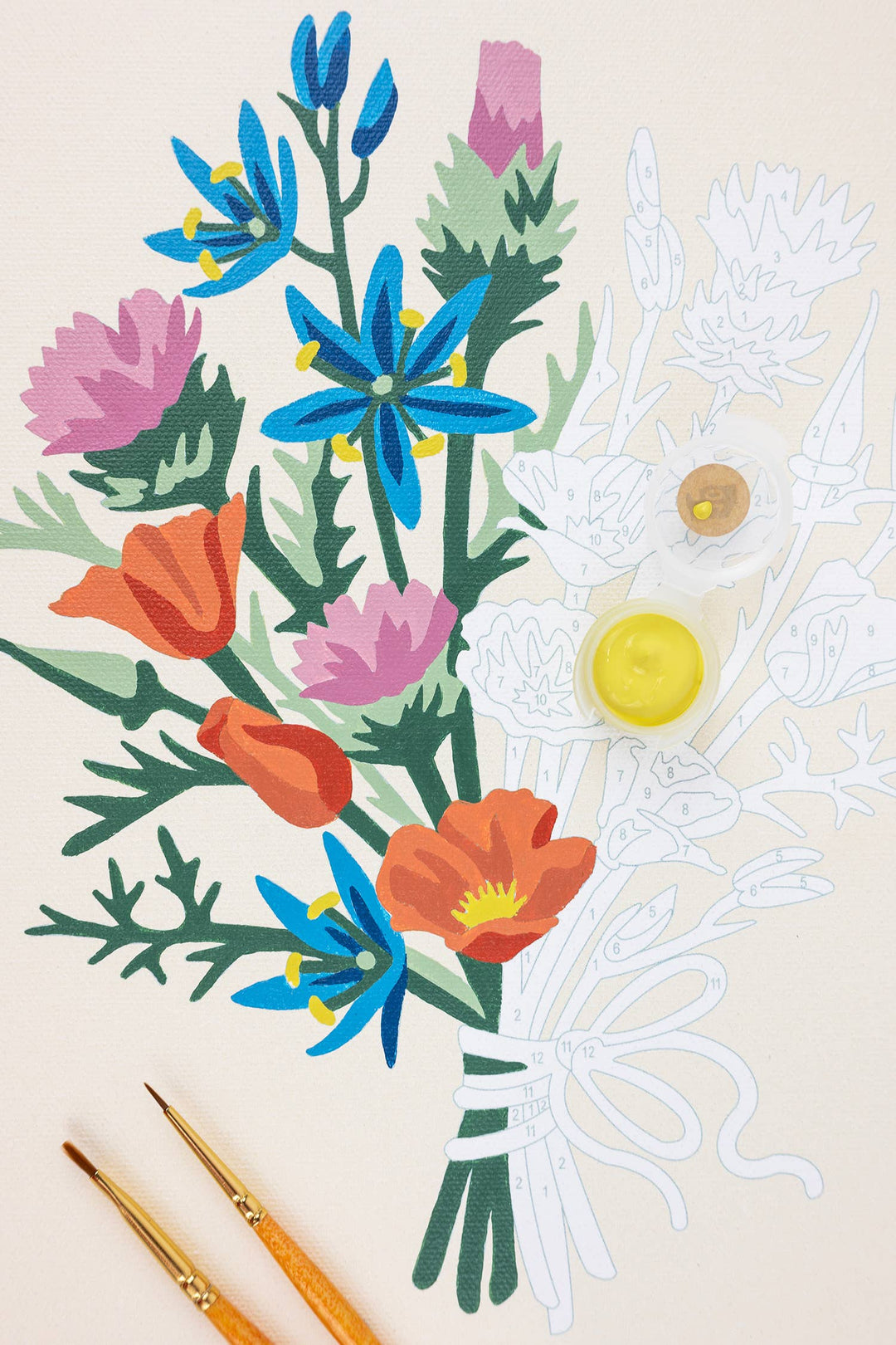 California Wildflowers – Paint by Numbers