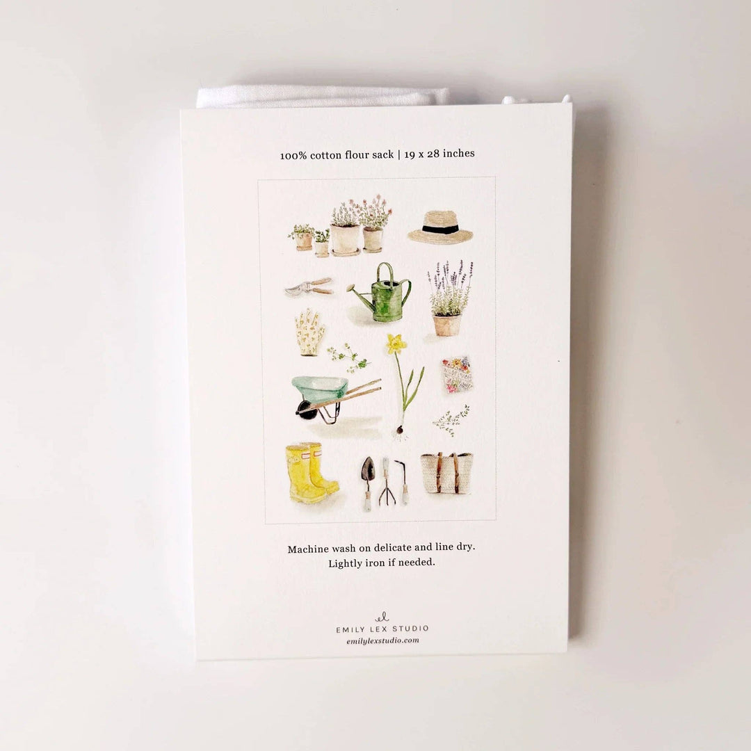 Kjøkkenhåndkle – Garden Illustrations