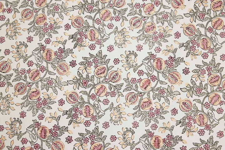 Håndtrykket gavepapir – Pomegranate Pink Earth