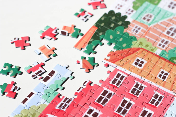 København Puslespill 1000 brikker – Illustrert av Serena White