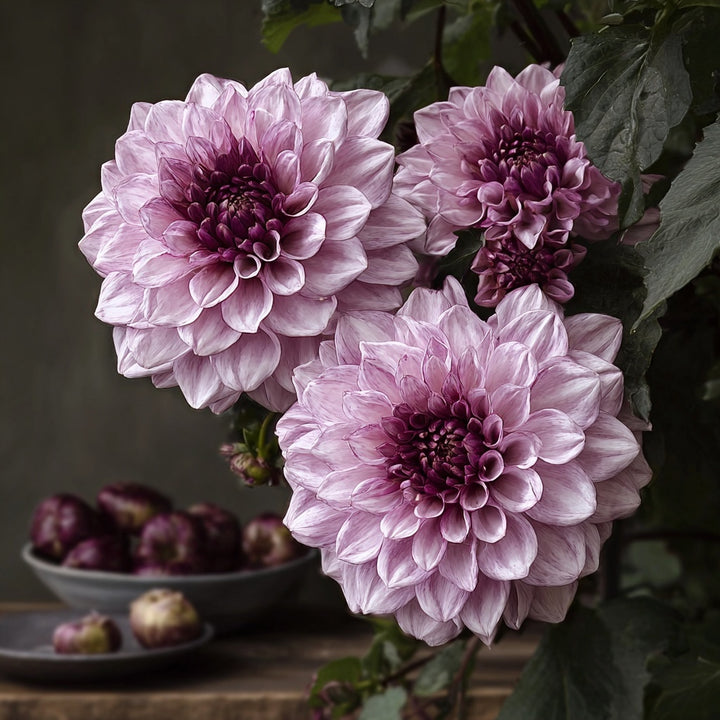 Dahlia ‘Crème de Cassis’