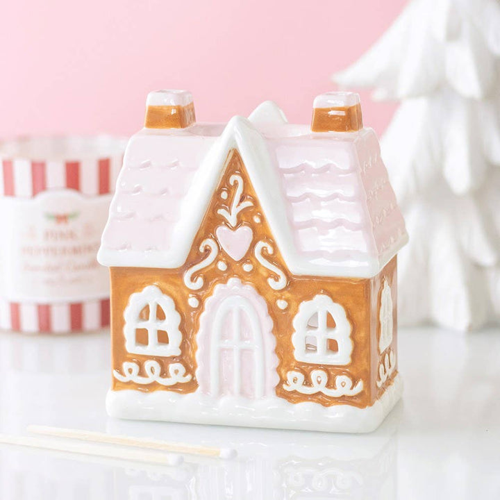Sugarplum pepperkakehus – duftlampe for duftvoks og duftolje
