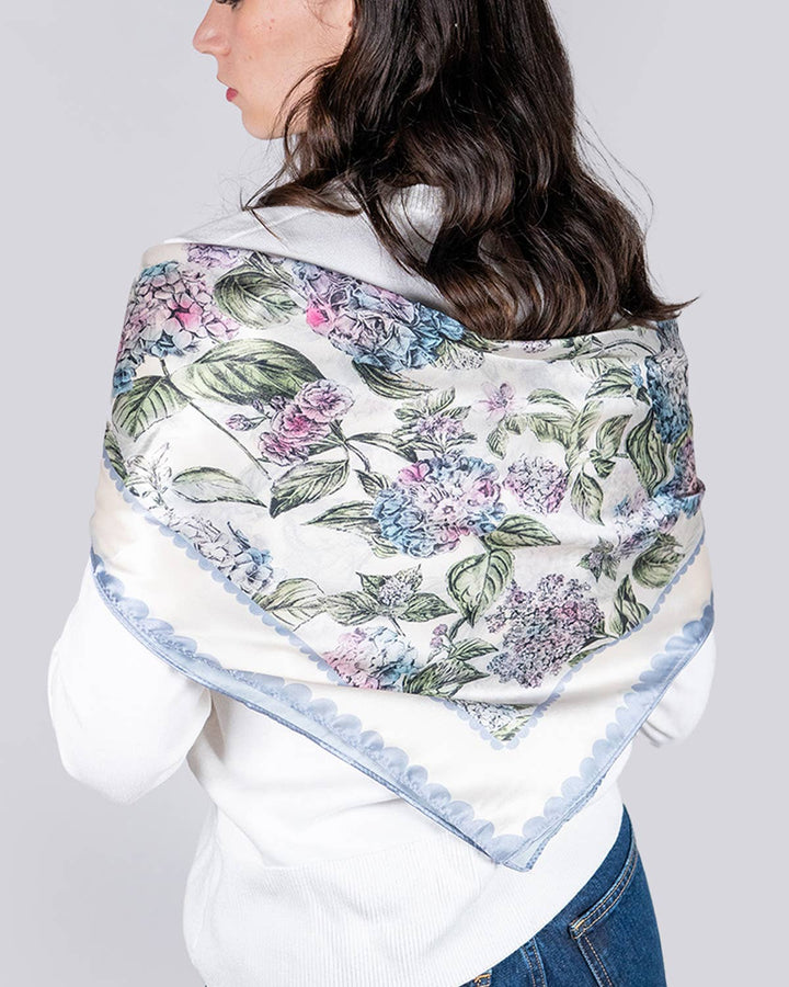 Fable Skjerf - Hydrangea 70*70 cm
