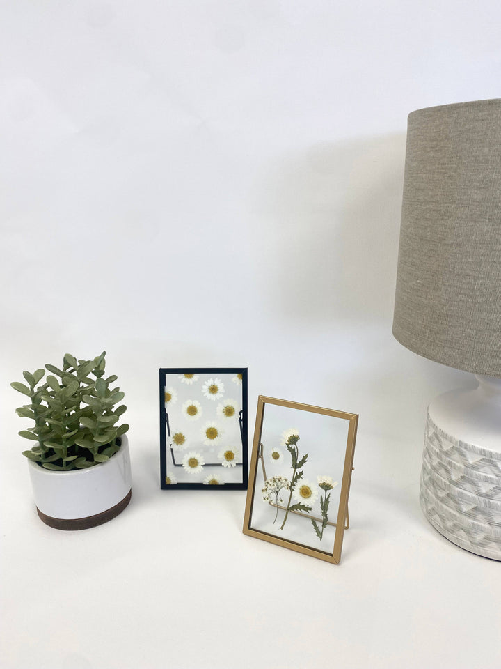 Blomsterkunst i ramme