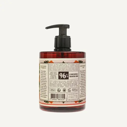 Flytende Marseille-såpe med rosegeranium