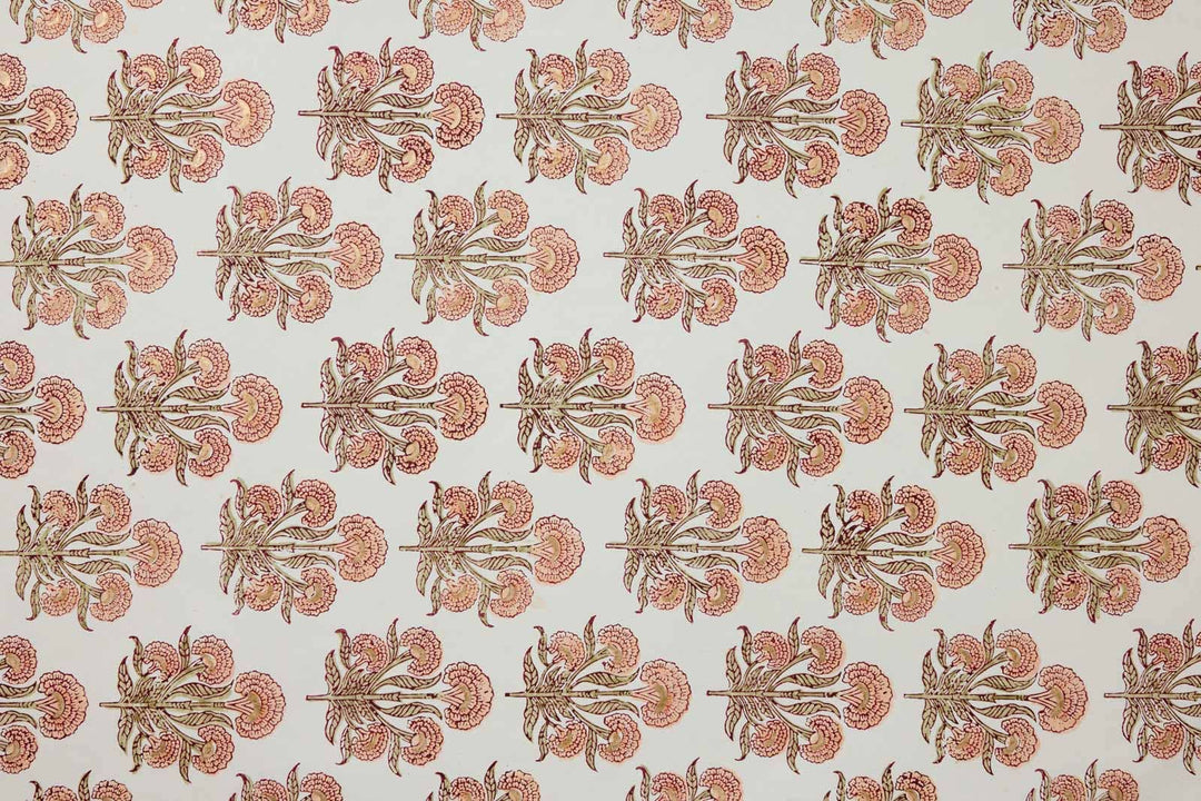 Håndtrykket gavepapir – Aurora Terracotta