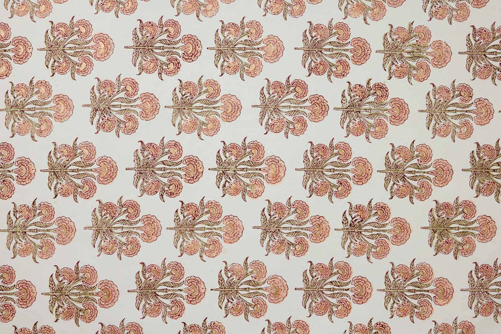 Håndtrykket gavepapir – Aurora Terracotta