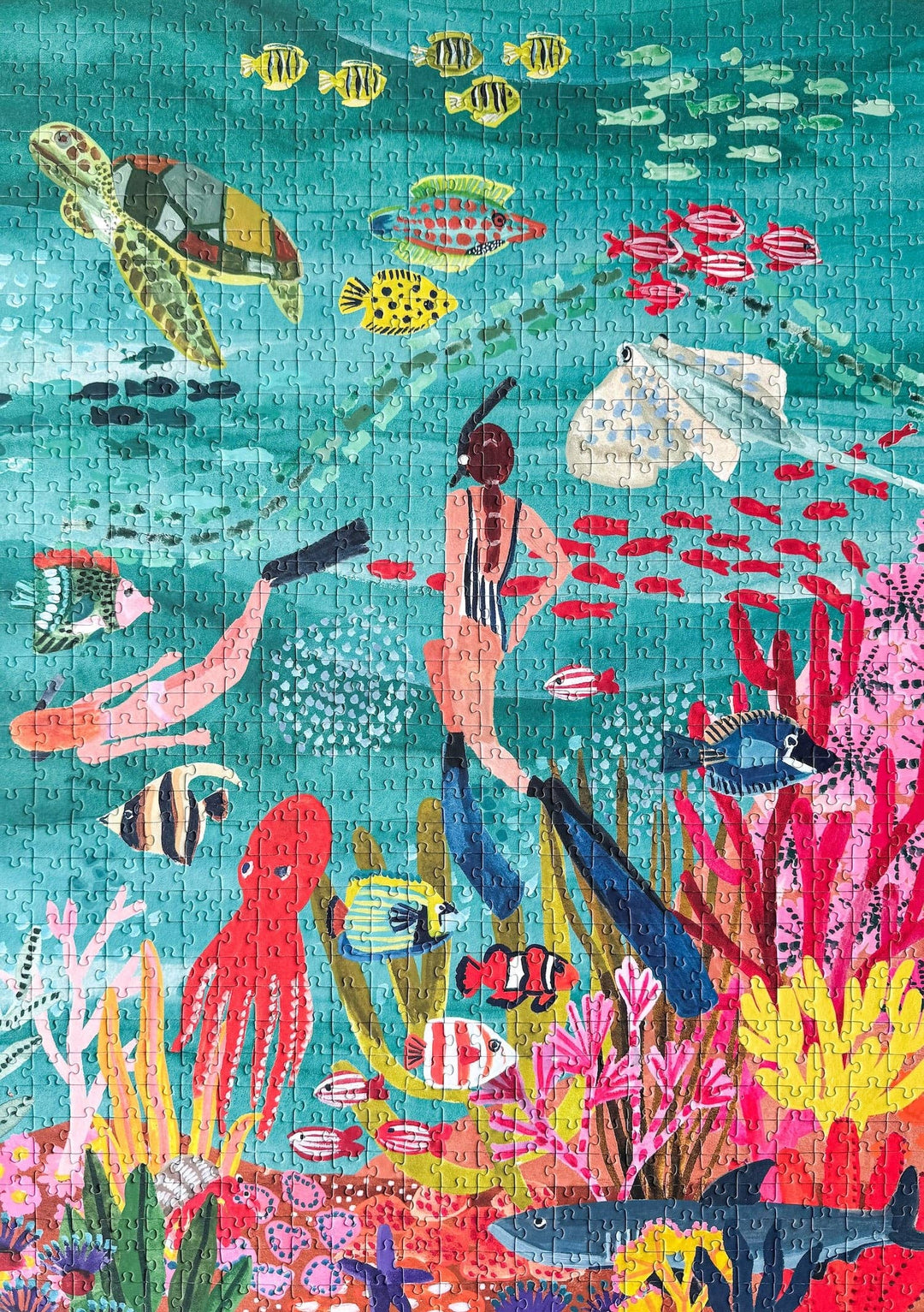 Under the Sea Puslespill 1000 brikker – Illustrert av Rhi James