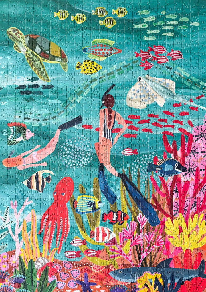 Under the Sea Puslespill 1000 brikker – Illustrert av Rhi James