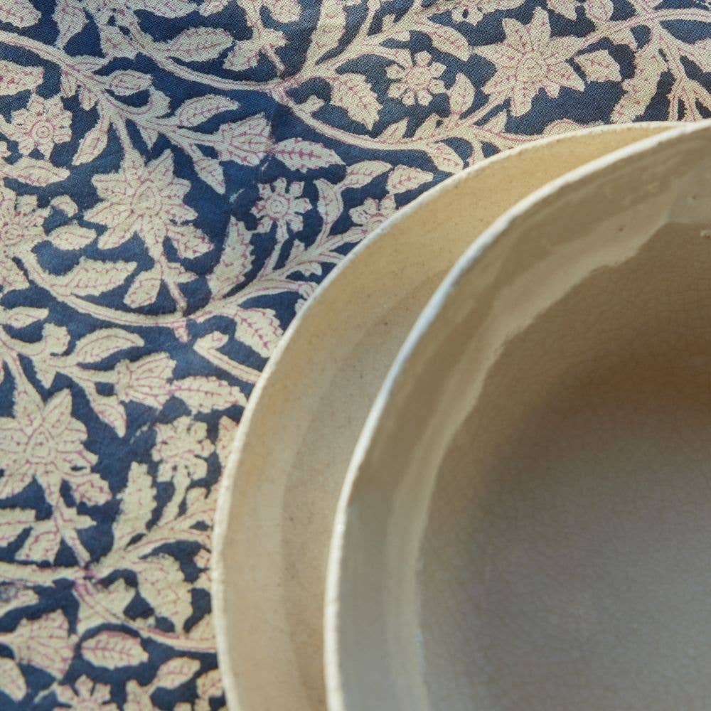 Håndtrykket duk - Goa Indigo