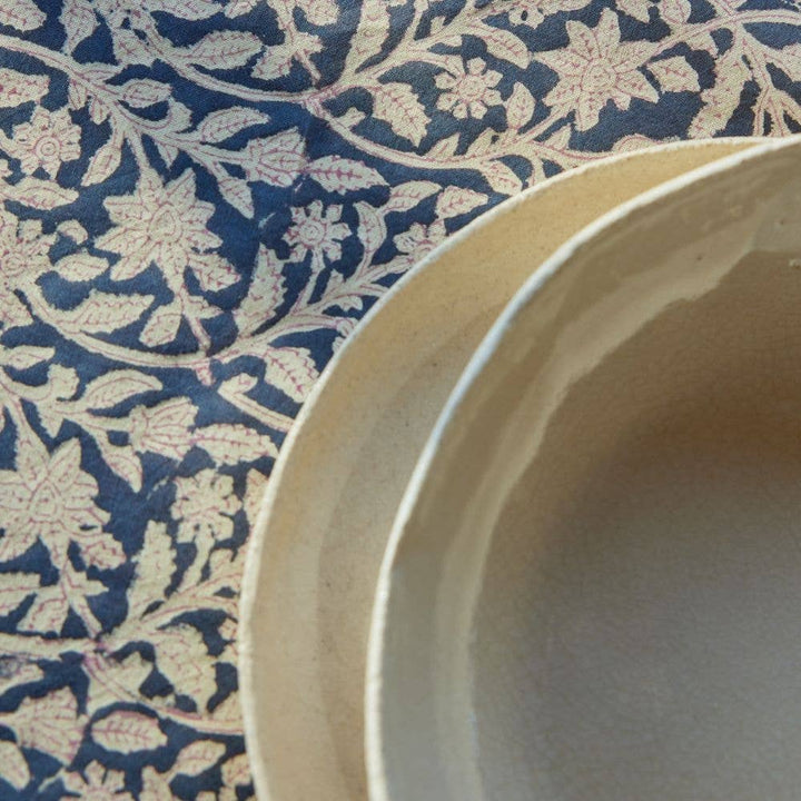 Håndtrykket duk - Goa Indigo