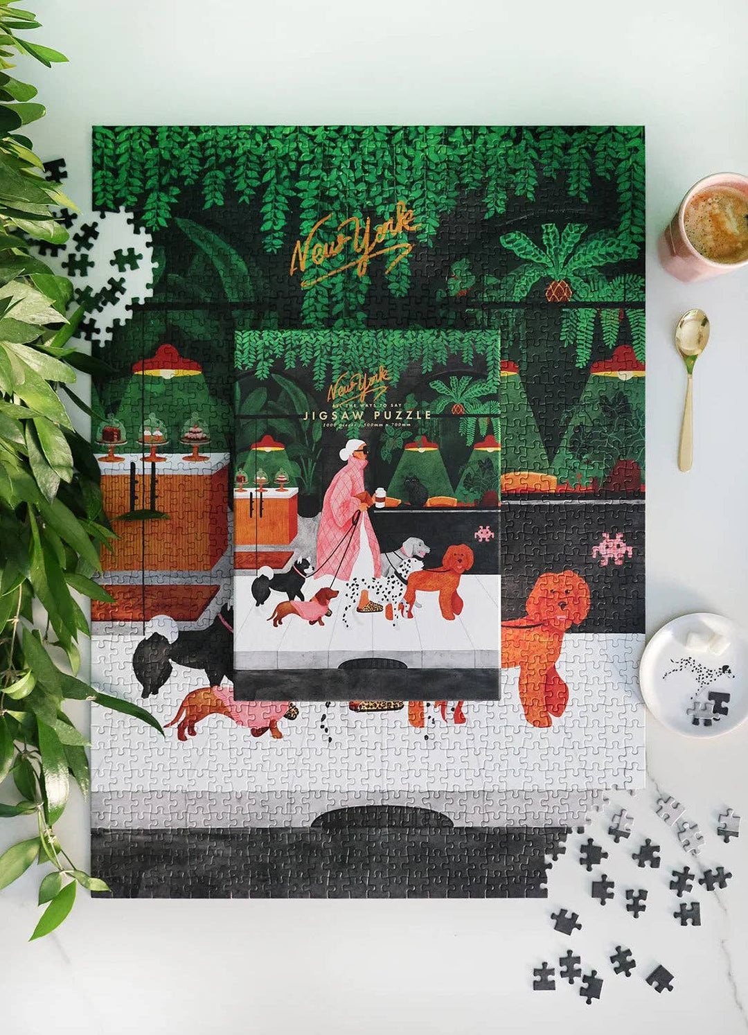 Hundepasser - Jigsaw Puzzle 1000 brikker