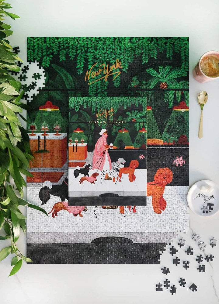 Hundepasser - Jigsaw Puzzle 1000 brikker
