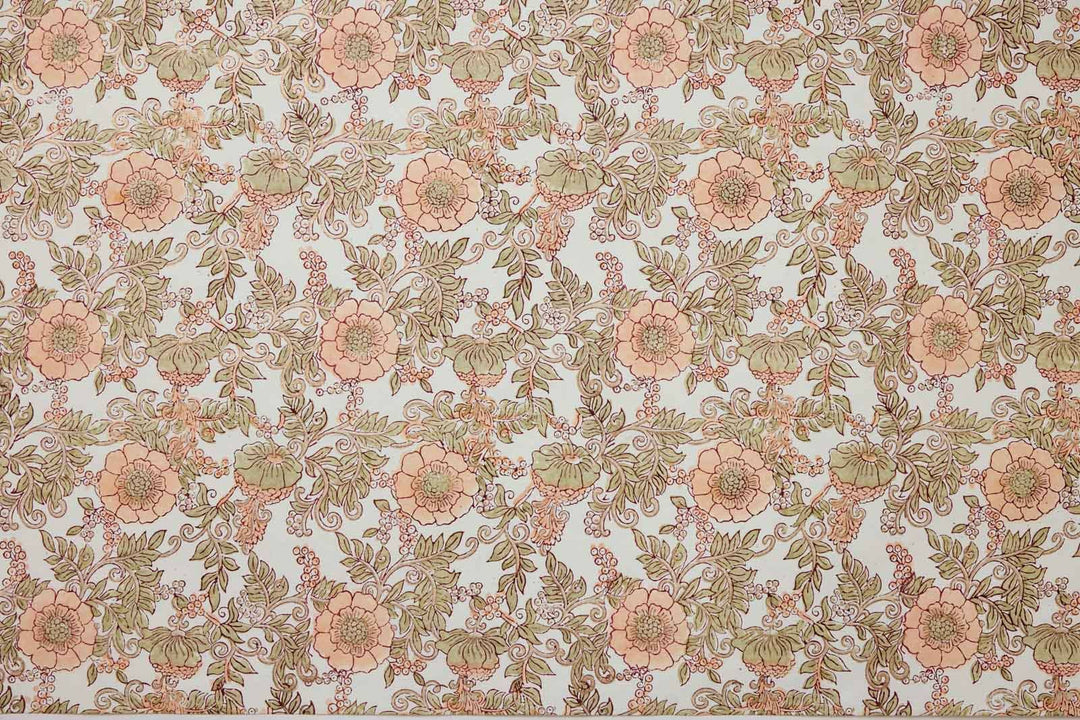 Håndtrykket gavepapir – Wild Rose Terracotta