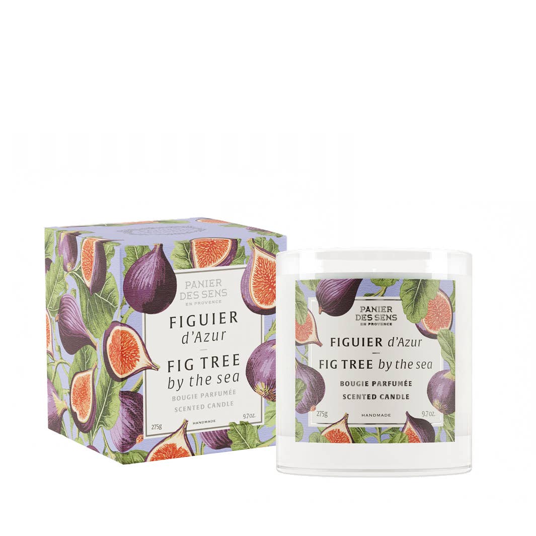 Fikenlys Stor 275 g – Håndlaget Duftlys fra Frankrike