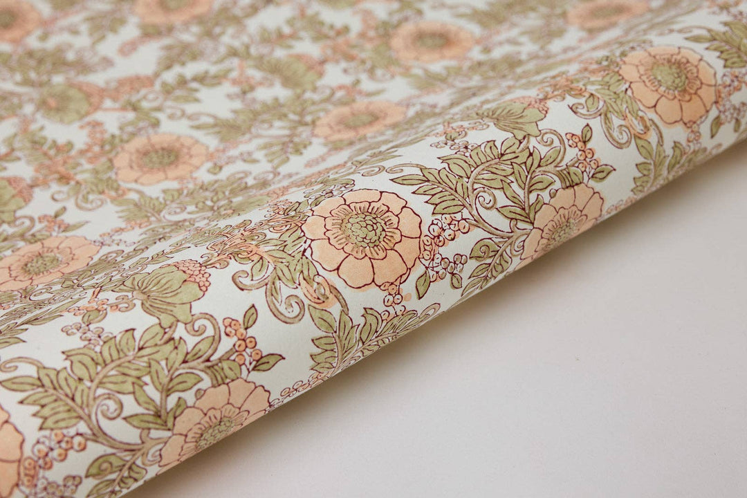 Håndtrykket gavepapir – Wild Rose Terracotta