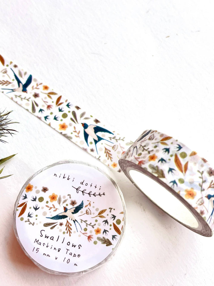 Washi tape – Birds & Flowers