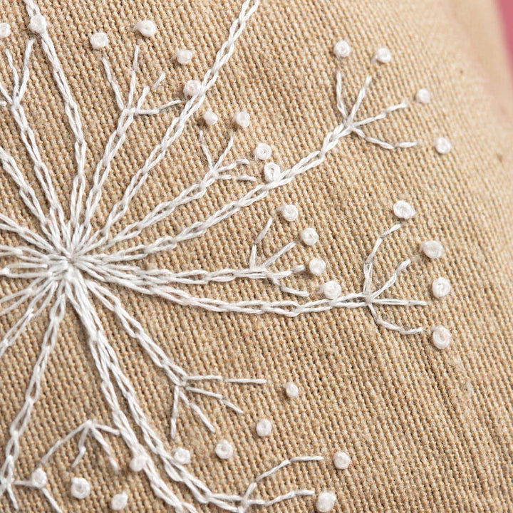 Broderisett: Lavendelposer med hagedesign